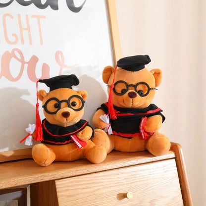 Plush Graduation Teddy Bear Stuffed Toy - 18/23cm