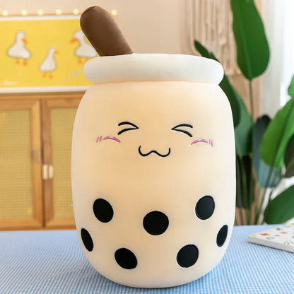 Plush Boba Bubble Tea Stuffed Toy - 25cm