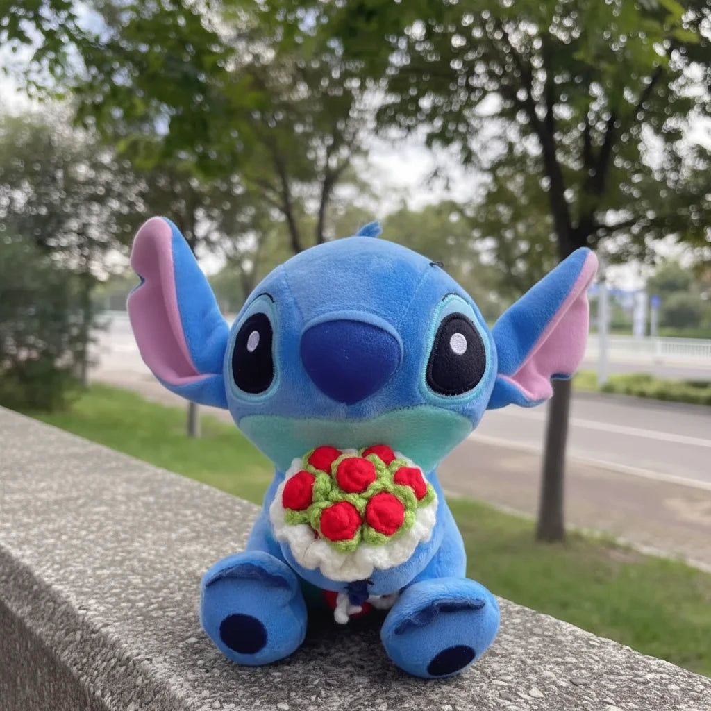 Lilo & Stitch Couple Plush Models | Cute Cartoon Stuffed Dolls • Kawaii Pendant Toys Multi 2-20cm