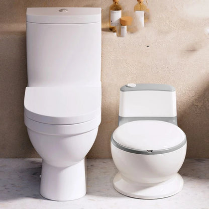 Children's Water Close Potty Training Toilet - With Flushing Sounds
