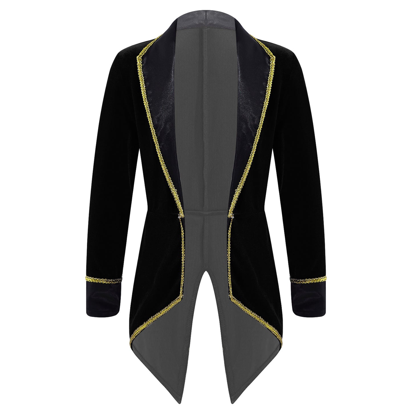 Kids Circus Ringmaster Jacket Long Sleeves Tuxedo Coat (Age 4-16 YRS)