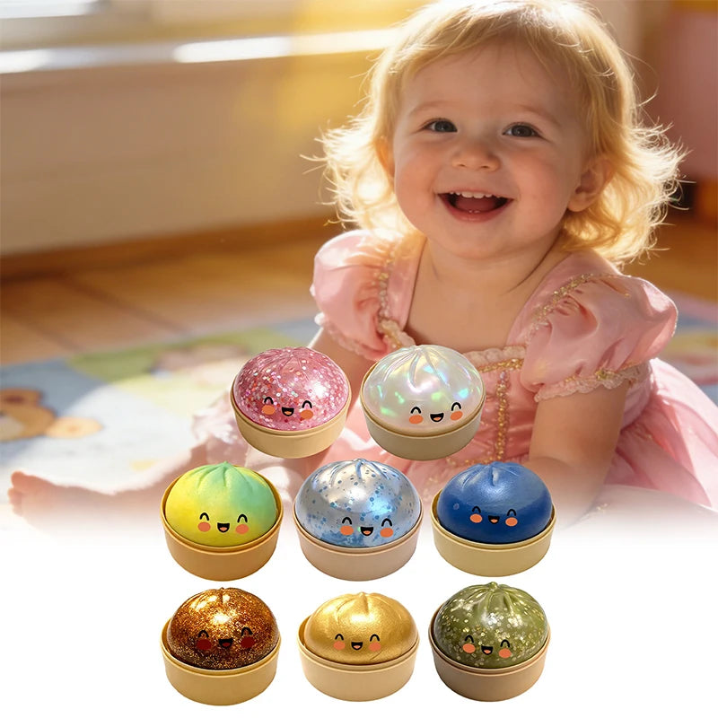Squishy Dumpling Fidget Toy – Soft Slow‑Rebound Sensory Stress Ball