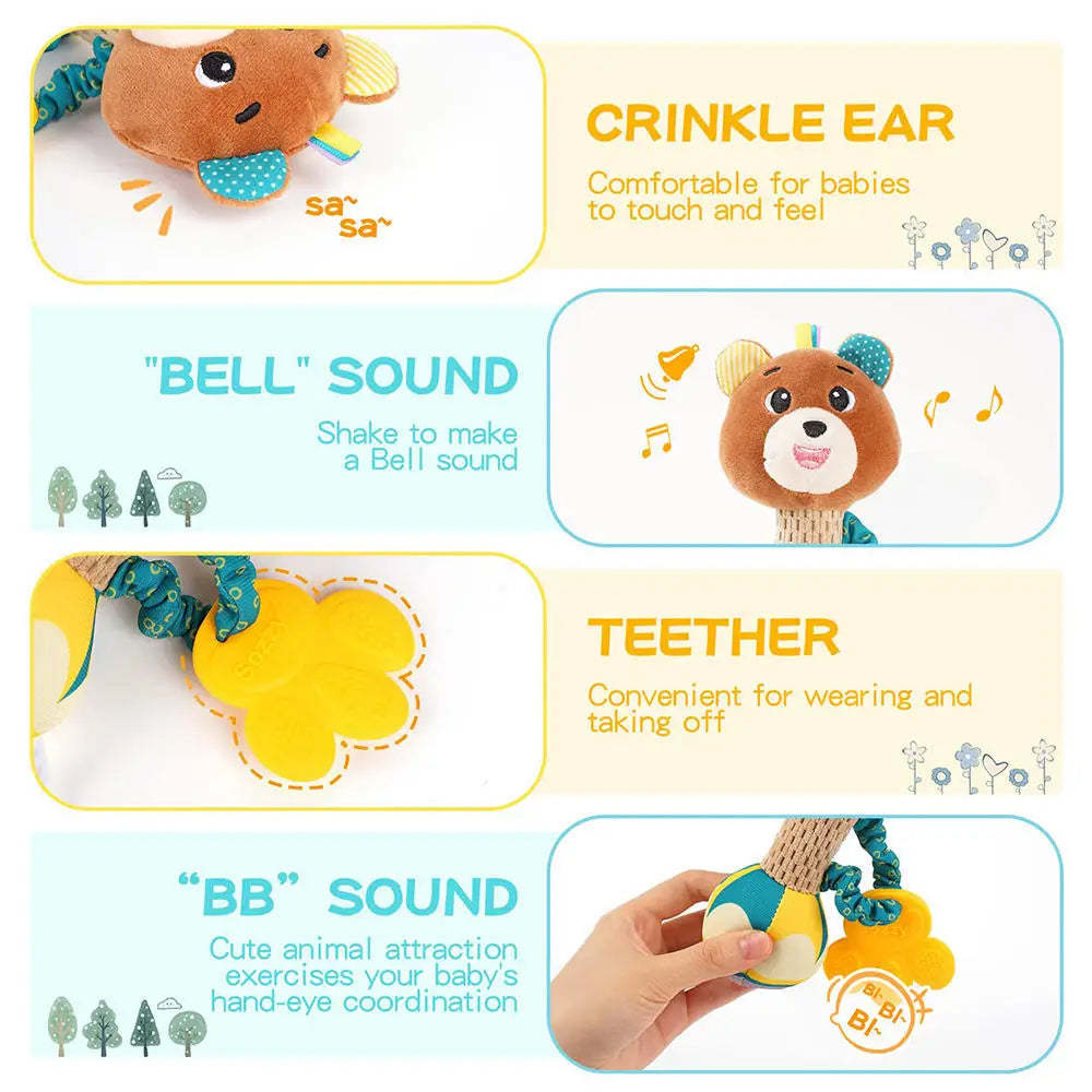 Baby Plush Rattle Toy