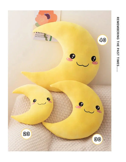 Plush Moon Stuffed Toy - 25cm