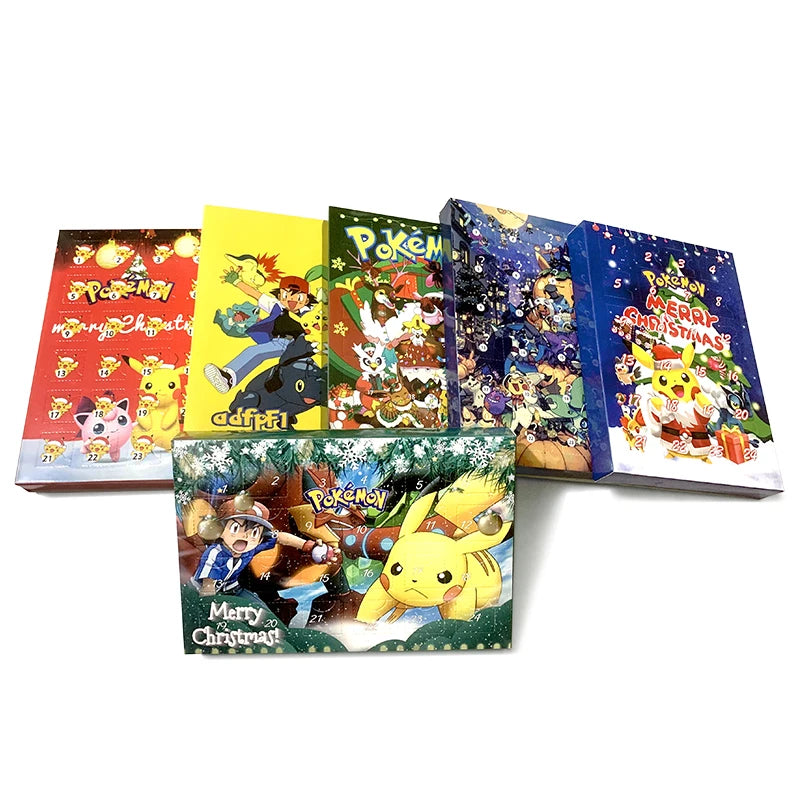 Pokémon Advent Calendar Box – 24-Piece Anime Figure Set | Pikachu, Charizard & More