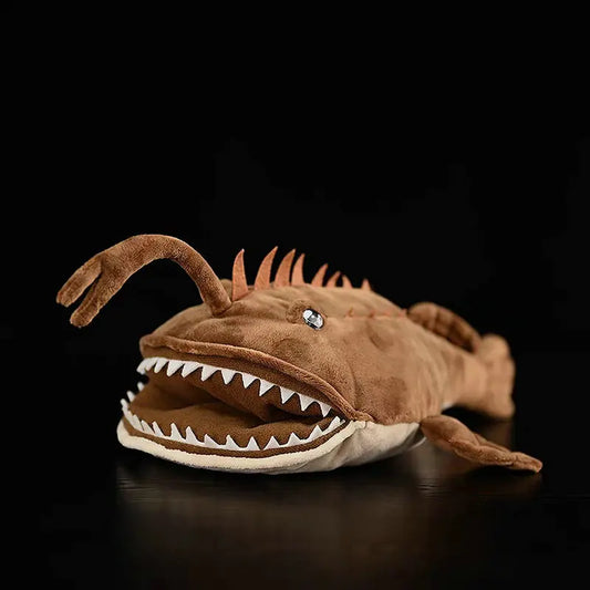 Plush Anglerfish Monkfish Lophius Americanus Stuffed Toy 25-30cm