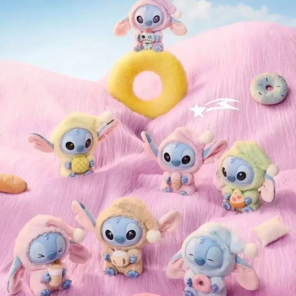 Miniso Disney Stitch "Eat Something Before Sleep" Series Plush Figure Blind Box