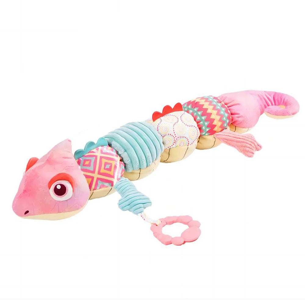 Baby Rattle Musical Caterpillar Worm Soft Plush Toy - 60CM Pink 1094