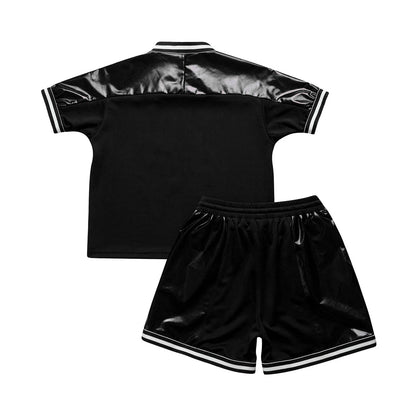 Girls/Boys Sports Shorts & T-shirt Sets (Age 6-16YRS)
