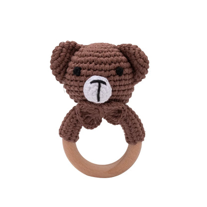 Baby Crochet Bunny Rattles Bear