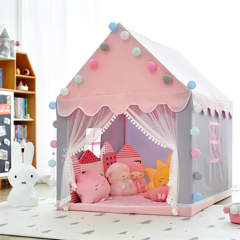 Large Children Toy Play Tent - 1.35M Pink