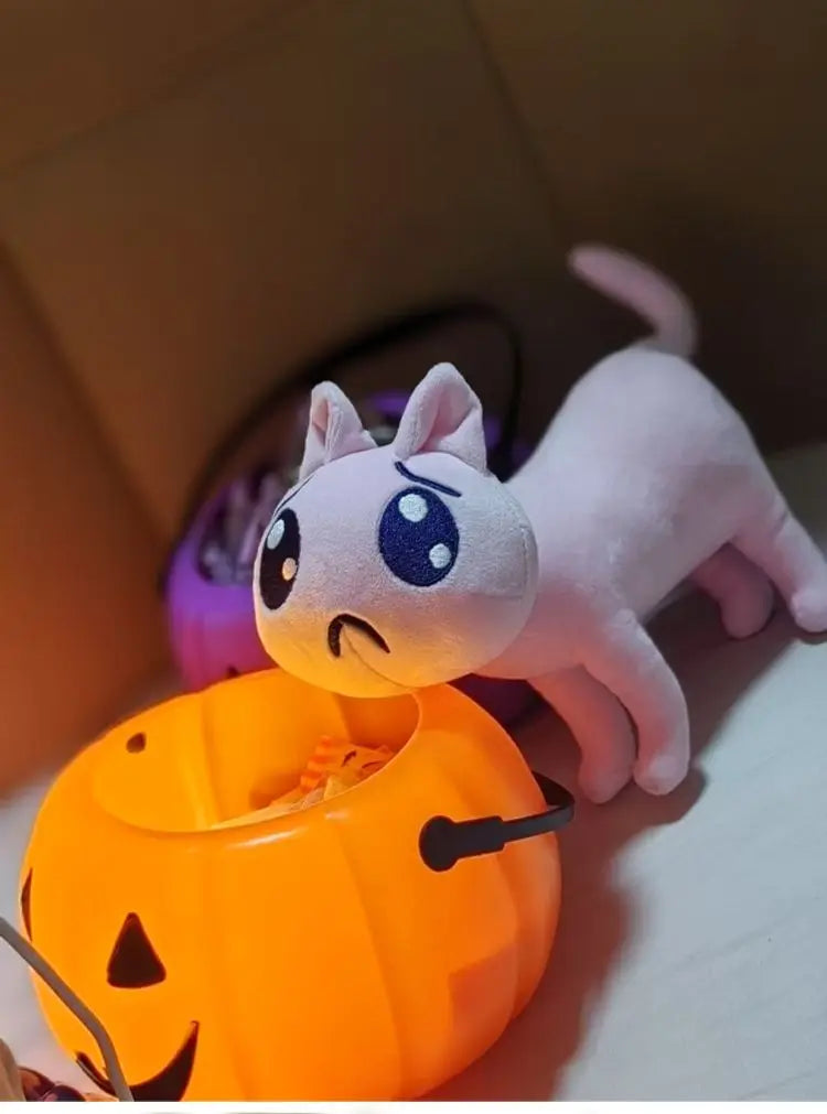 Super Cute P Cat! Needy Girl Overdose Emojis 17/28cm Bluey & Bingo Family Plush Toys Cartoon Dog Stuffed Animals Soft Plush Doll