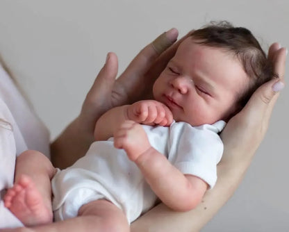 Reborn Sleepy Baby Doll With 3D-Painting Skin - 48cm
