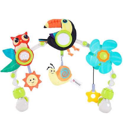 Baby Stroller Arch Mobile Musical Toy Toucan