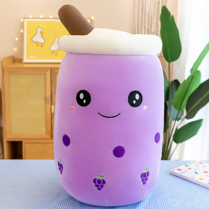 Plush Boba Bubble Tea Stuffed Toy - 25cm