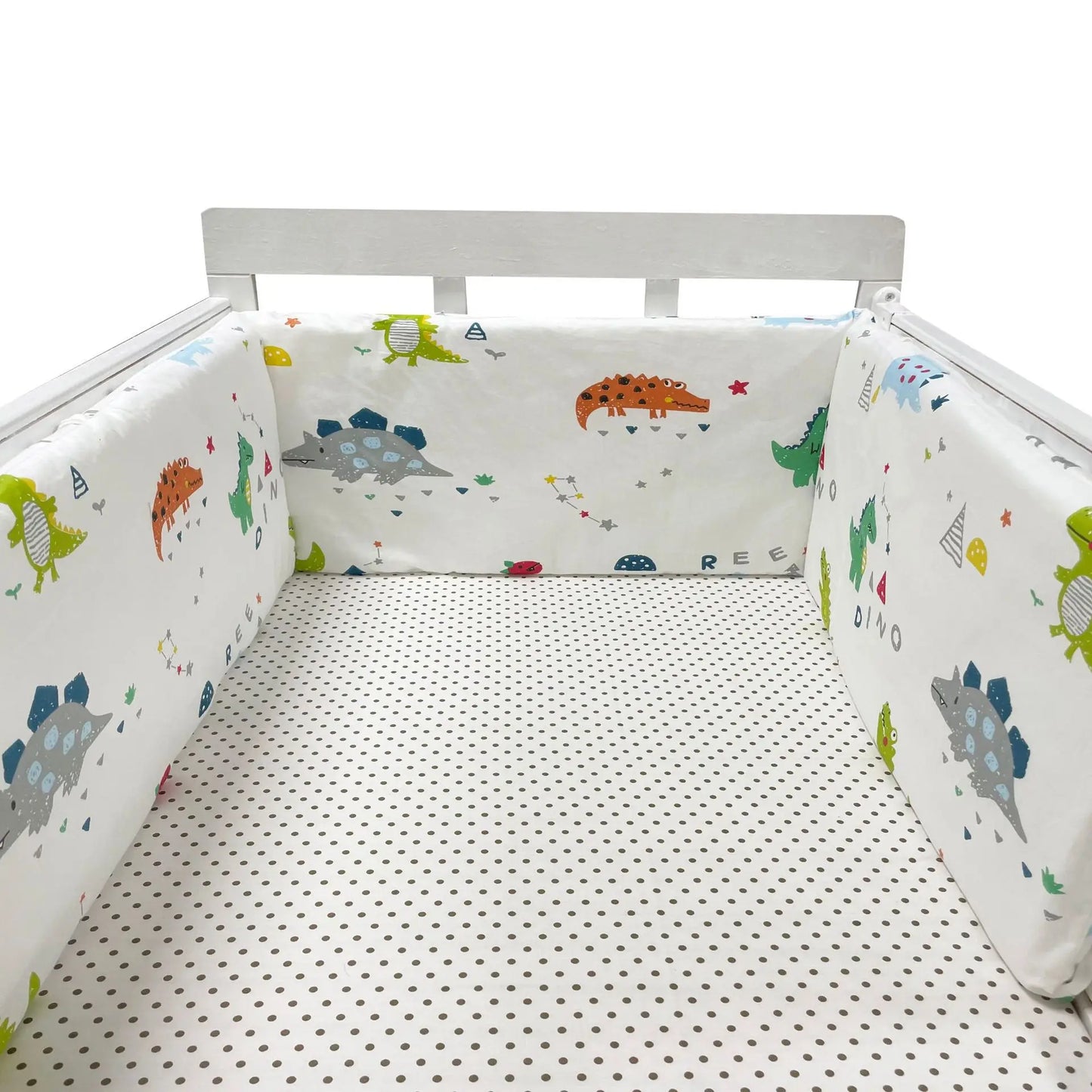 Baby Bumper Washable Crib Protector Pink