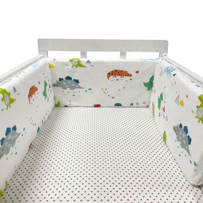 Baby Bumper Washable Crib Protector Pink