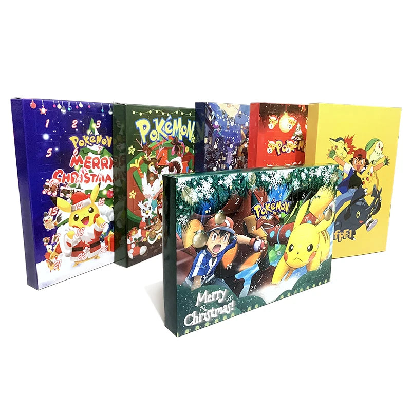 Pokémon Advent Calendar Box – 24-Piece Anime Figure Set | Pikachu, Charizard & More