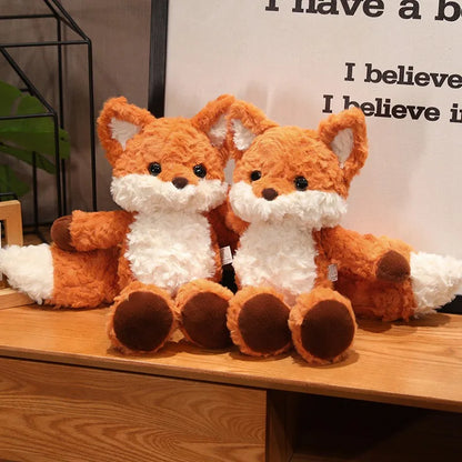 Plush Fluffy Fox Stuffed Toy - 35cm/50cm