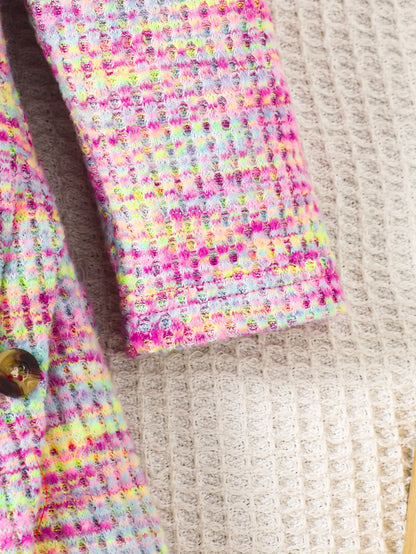 Girls Long Sleeved Knitted Dresses & Handbag (Age 4-7 YRS)