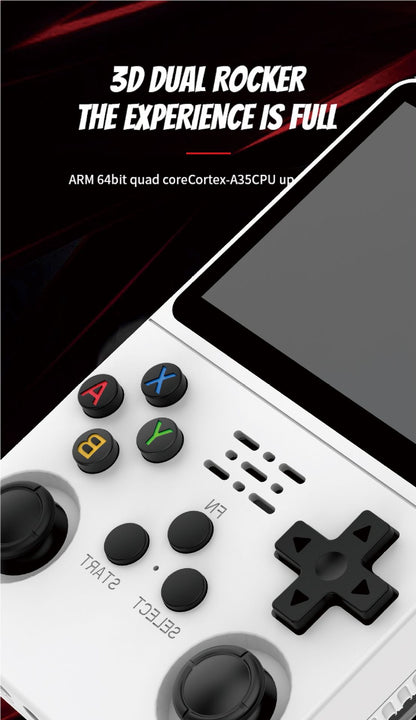 Retro R36S Handheld Video Game Console – 3.5” IPS Screen | 128GB Pocket Player with 10,000+ Preloaded Games | Linux System