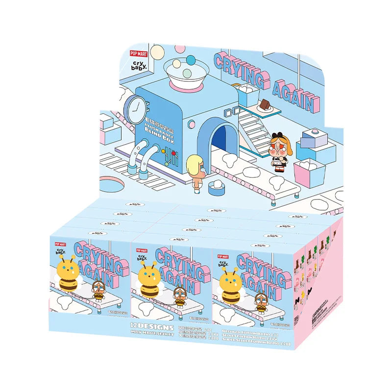 CRYBABY Crying Again Series - Plush Badge Blind Box 12PCS Whole Set