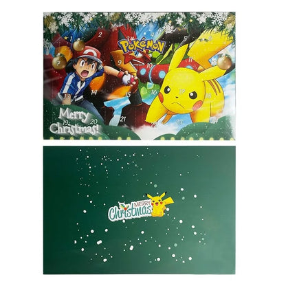Pokémon Advent Calendar Box – 24-Piece Anime Figure Set | Pikachu, Charizard & More