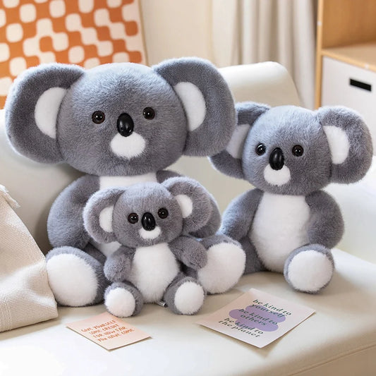 Plush Sitting Gray Koala Bear Stuffed Toy 25-45cm