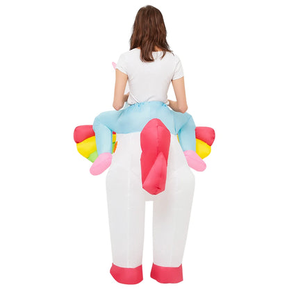 Adult Unicorn Rooster Inflatable Costume