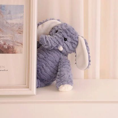 Plush Rabbit Hippo Elephant Frog Stuffed Toy - 35cm