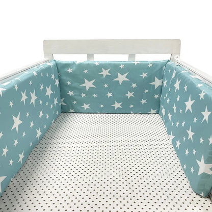 Baby Bumper Washable Crib Protector Red