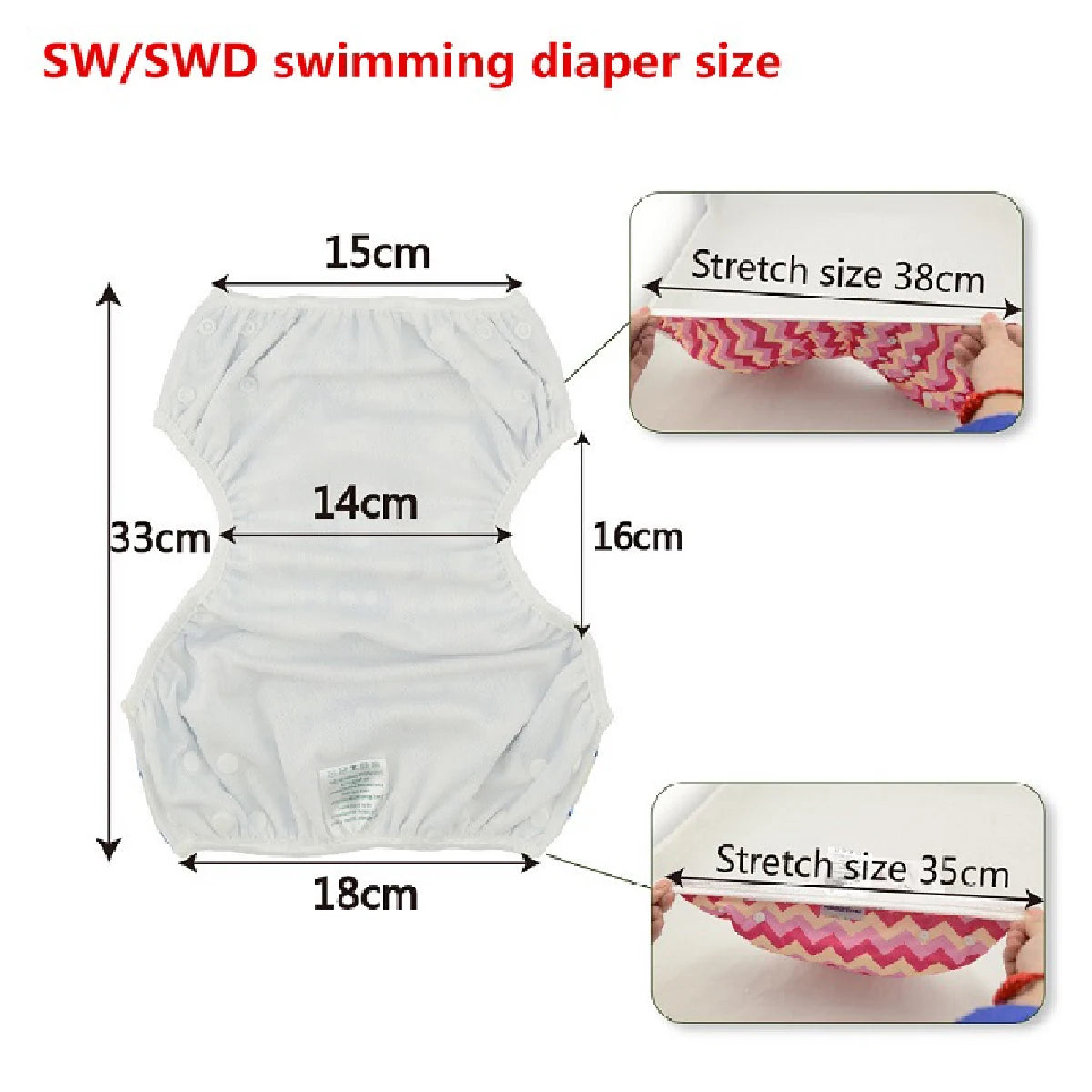 Baby Swimming Reusable Nappy Diaper