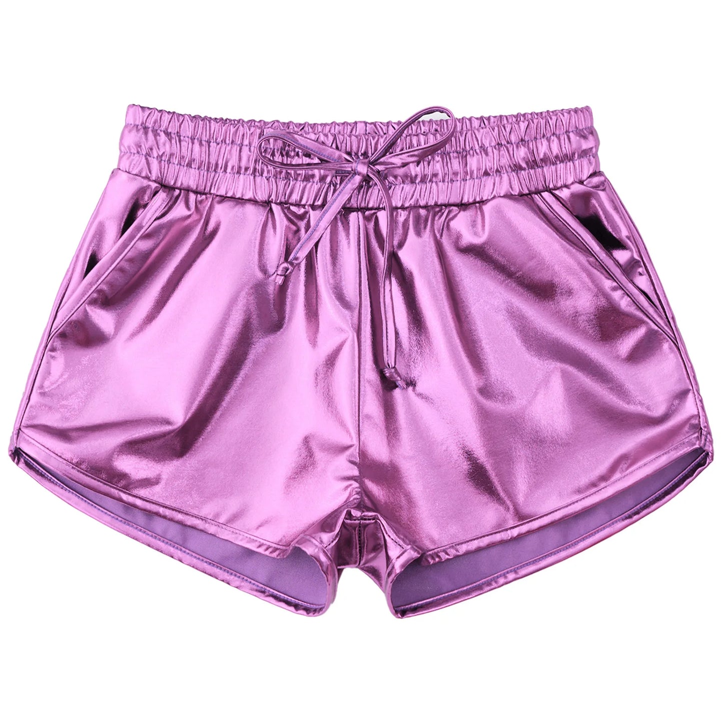 Girls Metallic Drawstring Shorts (Age 3-12 YRS)
