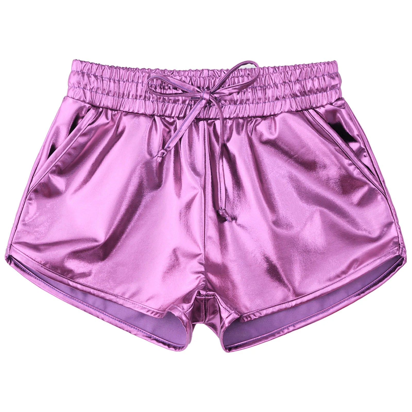 Girls Metallic Drawstring Shorts (Age 3-12 YRS)