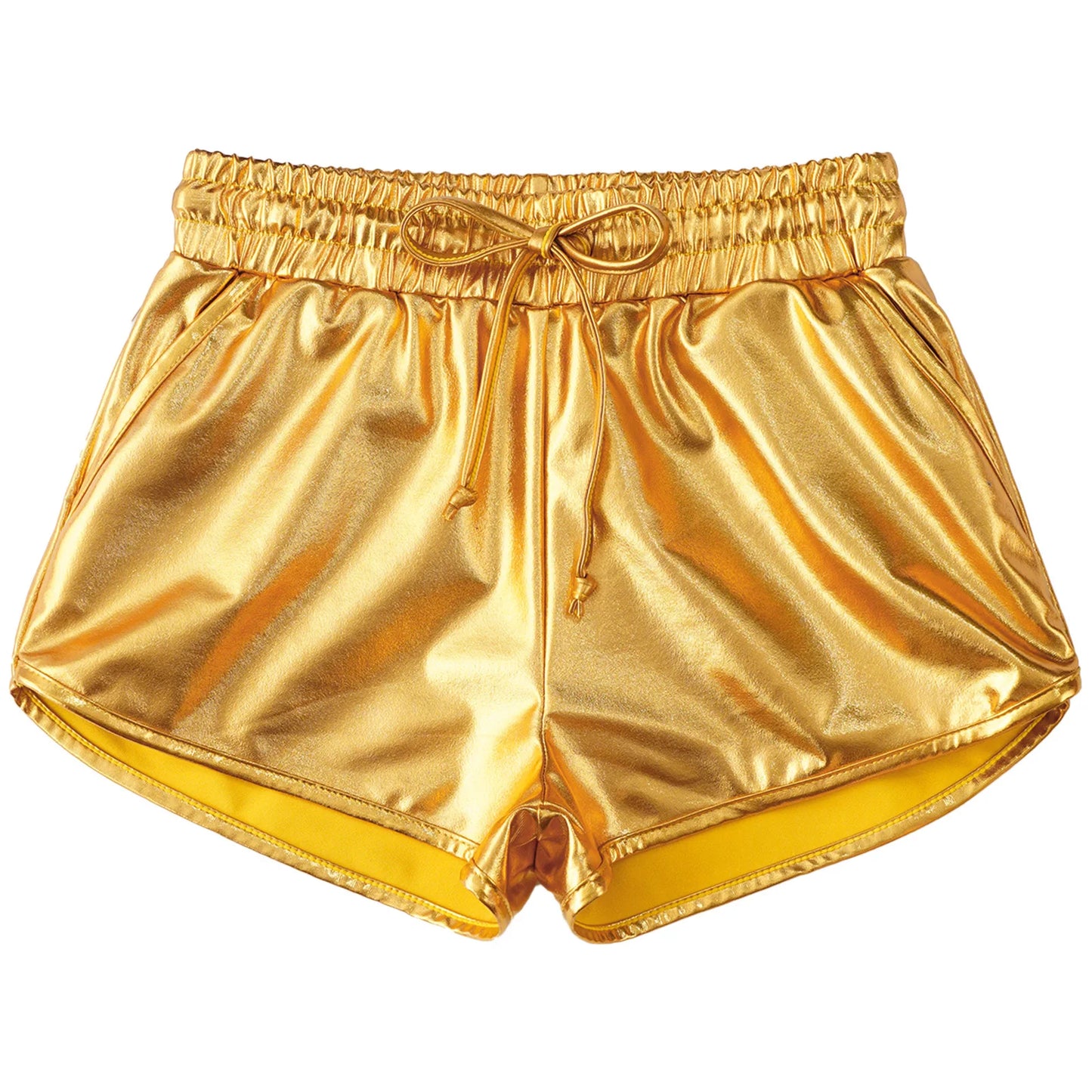 Girls Metallic Drawstring Shorts (Age 3-12 YRS)