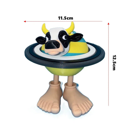 Upgraded Tung Tung Tung Sahur Figurine Ballerina Cappuccino Action Figure Tralalero Tralala Anime Figure Desk Ornament Toys Gift Multicolor Cattle