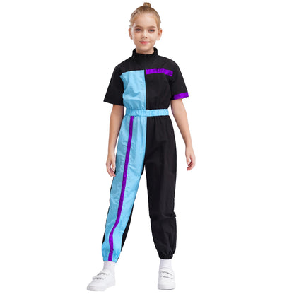 Girls Color Block Jumpsuit (6-16 YRS)