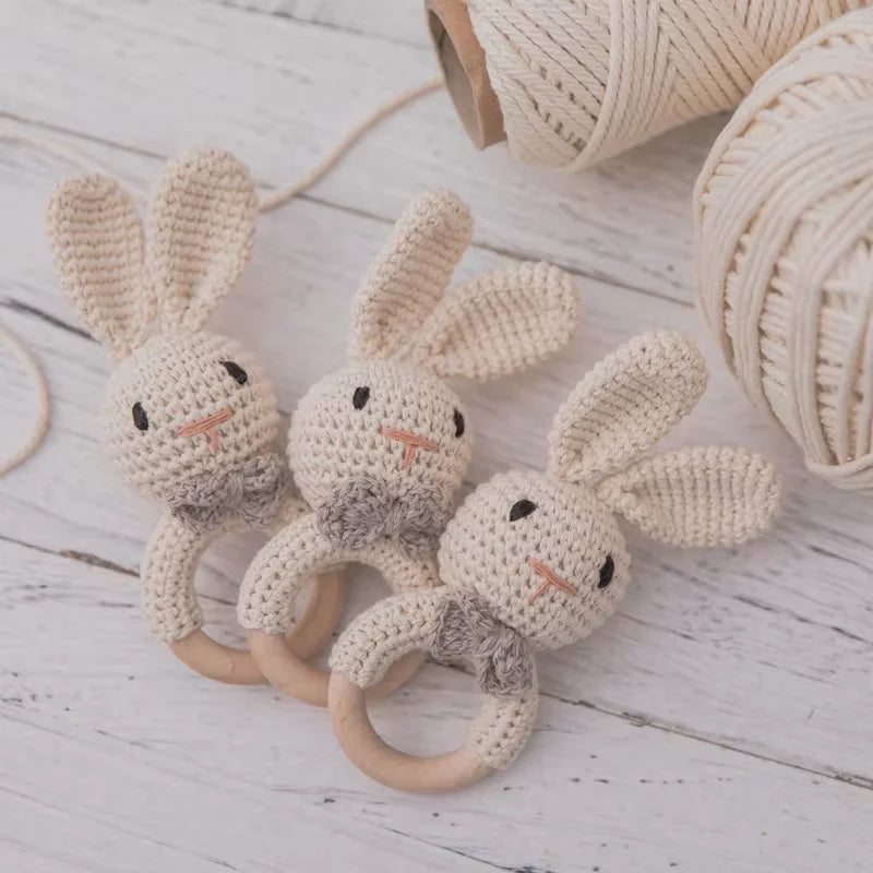 Baby Crochet Bunny Rattles