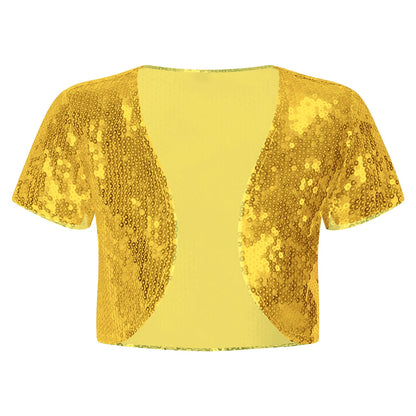 Girls Sequin Bolero Short Cardigan (Age 6-14 YRS)