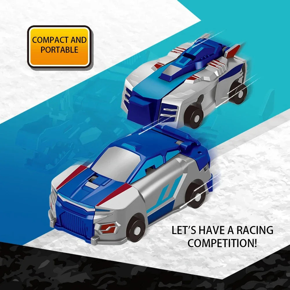Unicorn Transformer Magic Car Toy – 2-in-1 Magnetic Collision Vehicle | DIY Transforming Robot