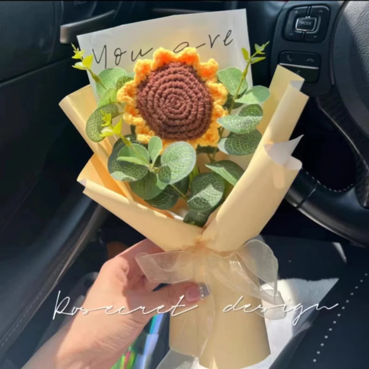 Crochet Creative Flower Gift Bouquet