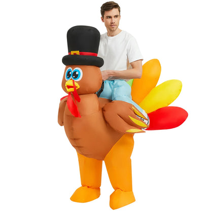 Adult Unicorn Rooster Inflatable Costume