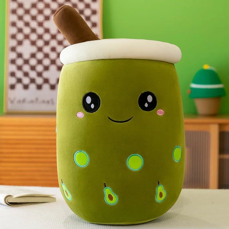 Plush Boba Bubble Tea Stuffed Toy - 25cm