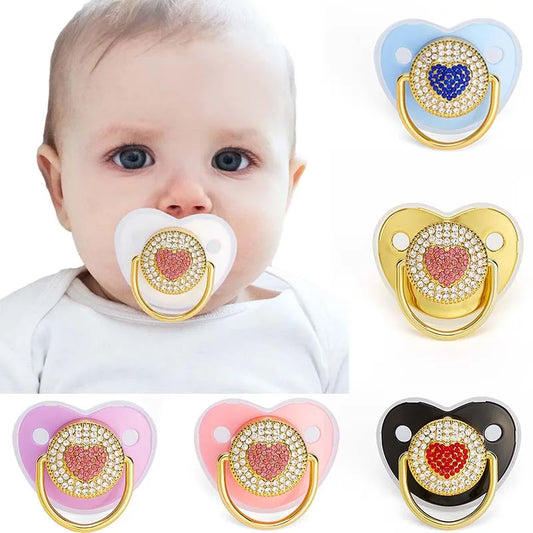 Baby Luxury Rhinestone Zircon Pacifier Dummy
