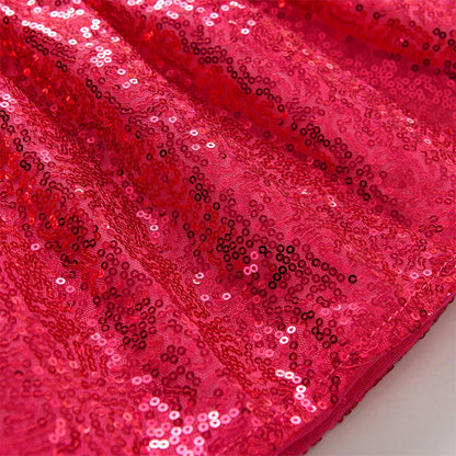 Girls Pink Sequin Skirt (Age 3-10YRS)