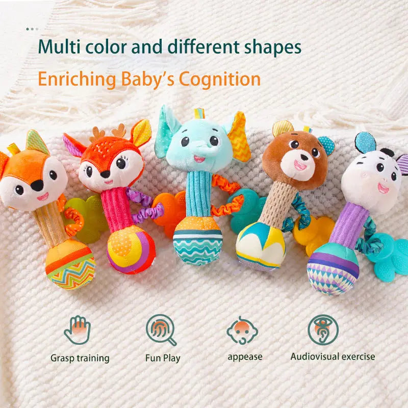 Baby Plush Rattle Toy