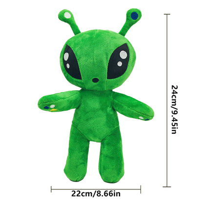 Plush Green Alien Stuffed Toy - 24cm Green
