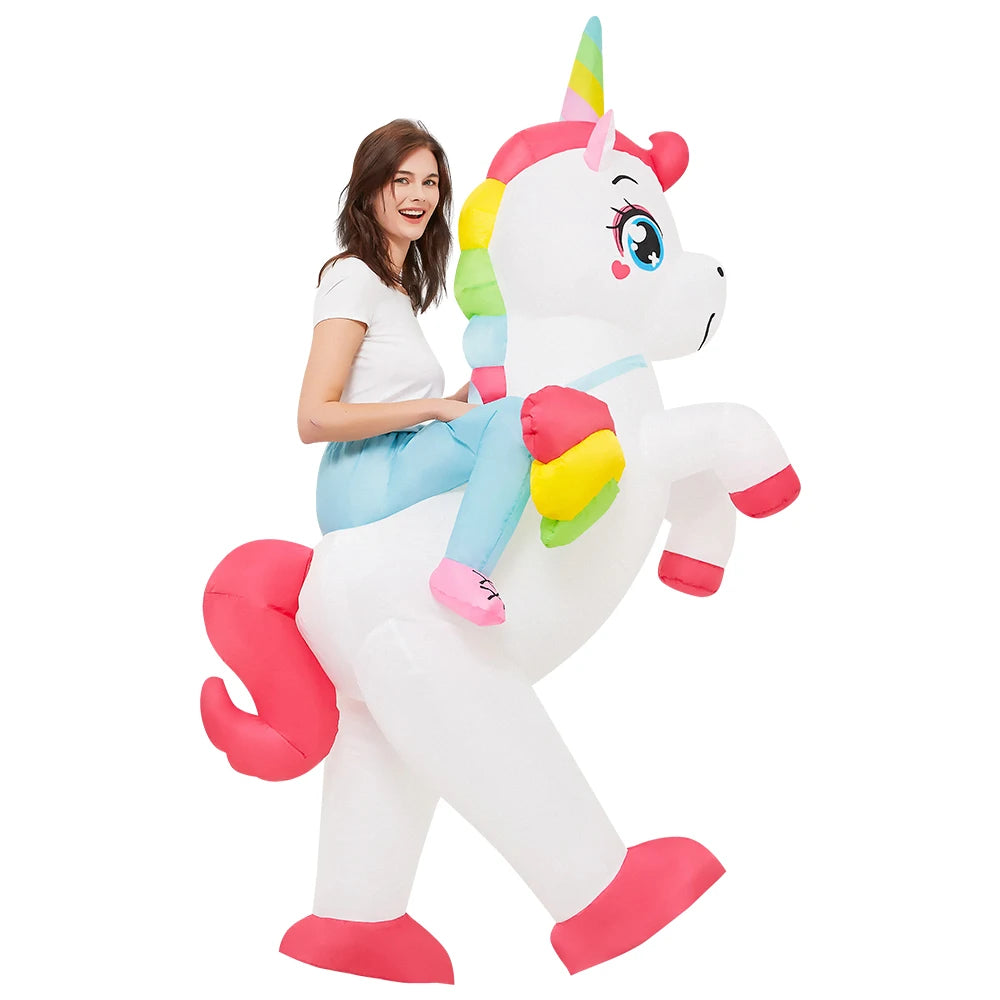 Adult Unicorn Rooster Inflatable Costume