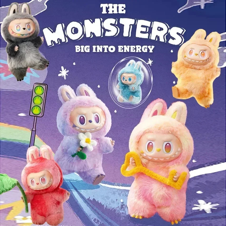 The Monsters Labubu Time to Big Into Energy Vinyl Plush Dolls