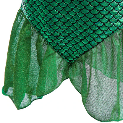 Girls Ariel Princess Dress Up Costume (Age 3-10YRS)